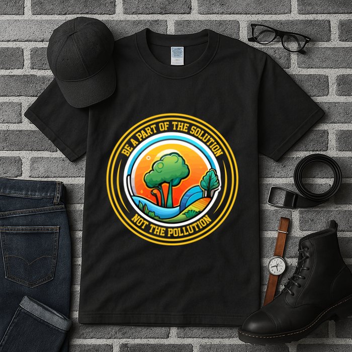 Climate Change Awareness Emblem Tall T-Shirt