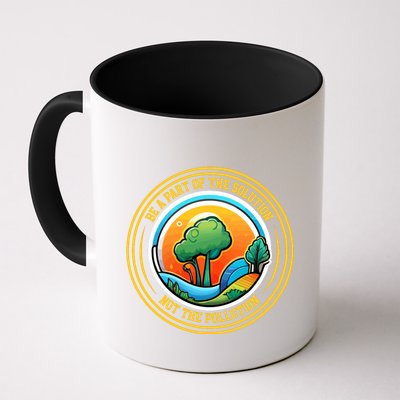 Climate Change Awareness Emblem Mug