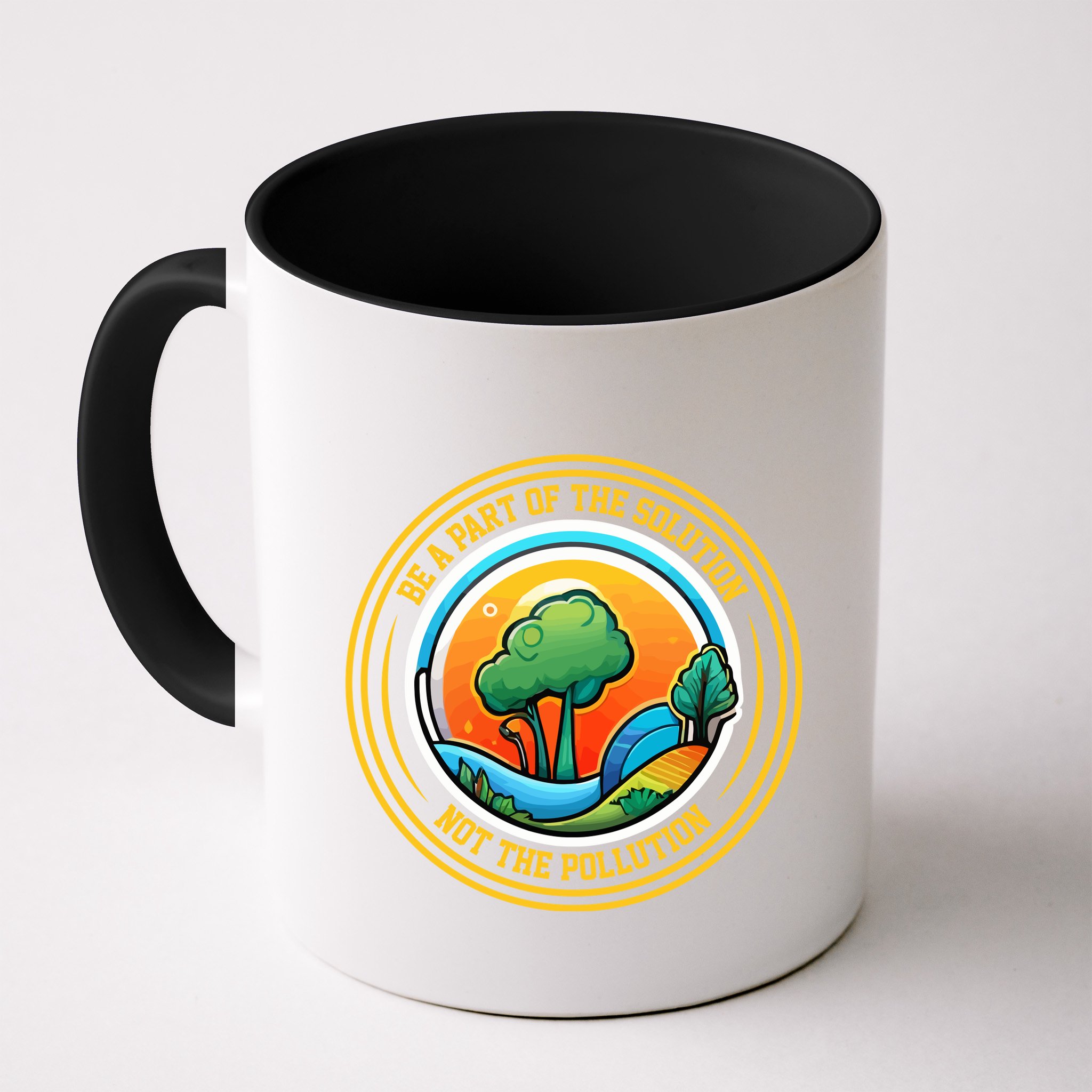 Climate Change Awareness Emblem Mug