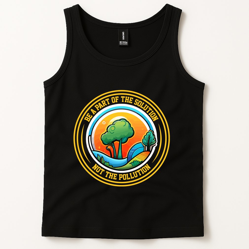 Climate Change Awareness Emblem Tank Top