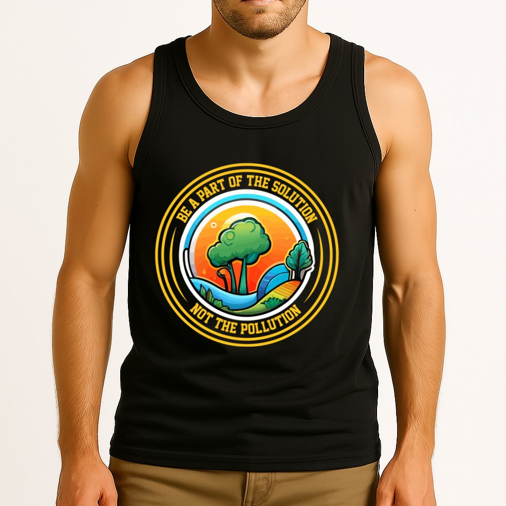 Climate Change Awareness Emblem Tank Top