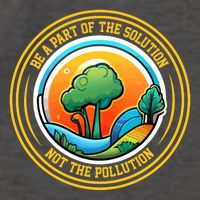 Climate Change Awareness Emblem Vector Backpack