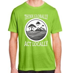 Climate Change Awareness Graphic Adult ChromaSoft Performance T-Shirt