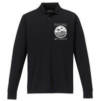 Climate Change Awareness Graphic Performance Long Sleeve Polo