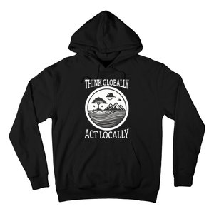 Climate Change Awareness Graphic Hoodie