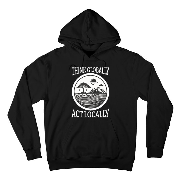 Climate Change Awareness Graphic Hoodie