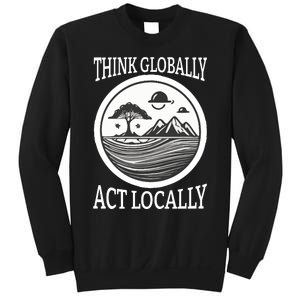 Climate Change Awareness Graphic Sweatshirt