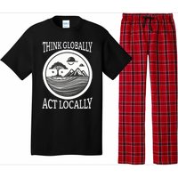 Climate Change Awareness Graphic Pajama Set