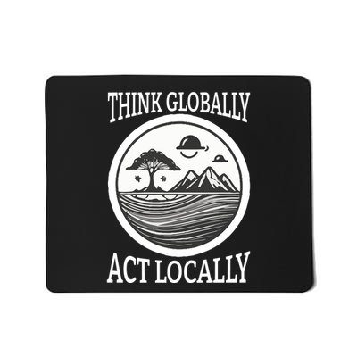 Climate Change Awareness Graphic Mousepad