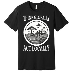 Climate Change Awareness Graphic Premium T-Shirt