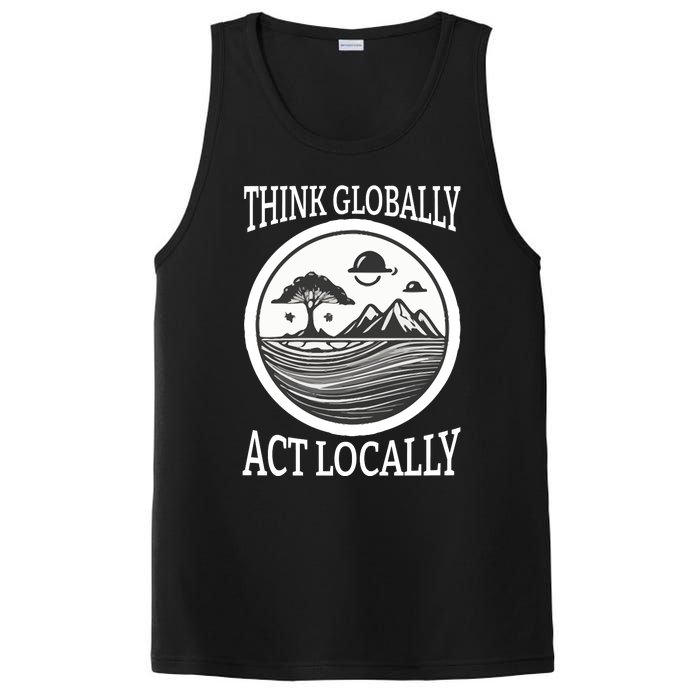 Climate Change Awareness Graphic PosiCharge Competitor Tank