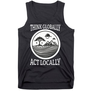 Climate Change Awareness Graphic Tank Top