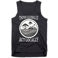 Climate Change Awareness Graphic Tank Top