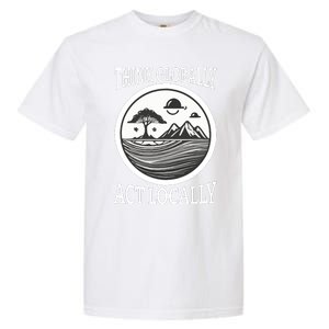 Climate Change Awareness Graphic Garment-Dyed Heavyweight T-Shirt