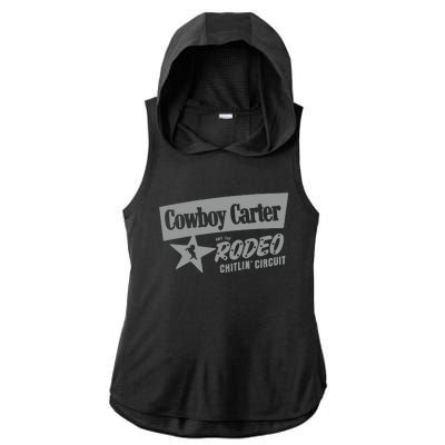 Cowboy Carter And The Rodeo Chitlin’ Circuit Ladies PosiCharge Tri-Blend Wicking Draft Hoodie Tank