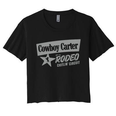 Cowboy Carter And The Rodeo Chitlin’ Circuit Women's Crop Top Tee