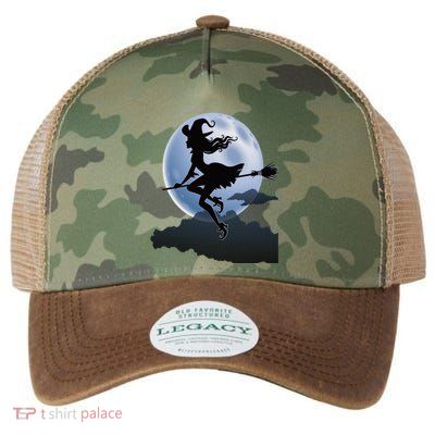 Cute Cottagecore Aesthetic Witch Moon Star Witchy Vintage Gift Legacy Tie Dye Trucker Hat