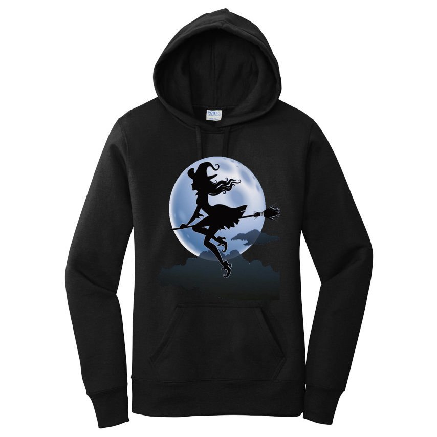Cute Cottagecore Aesthetic Witch Moon Star Witchy Vintage Gift Women's Pullover Hoodie
