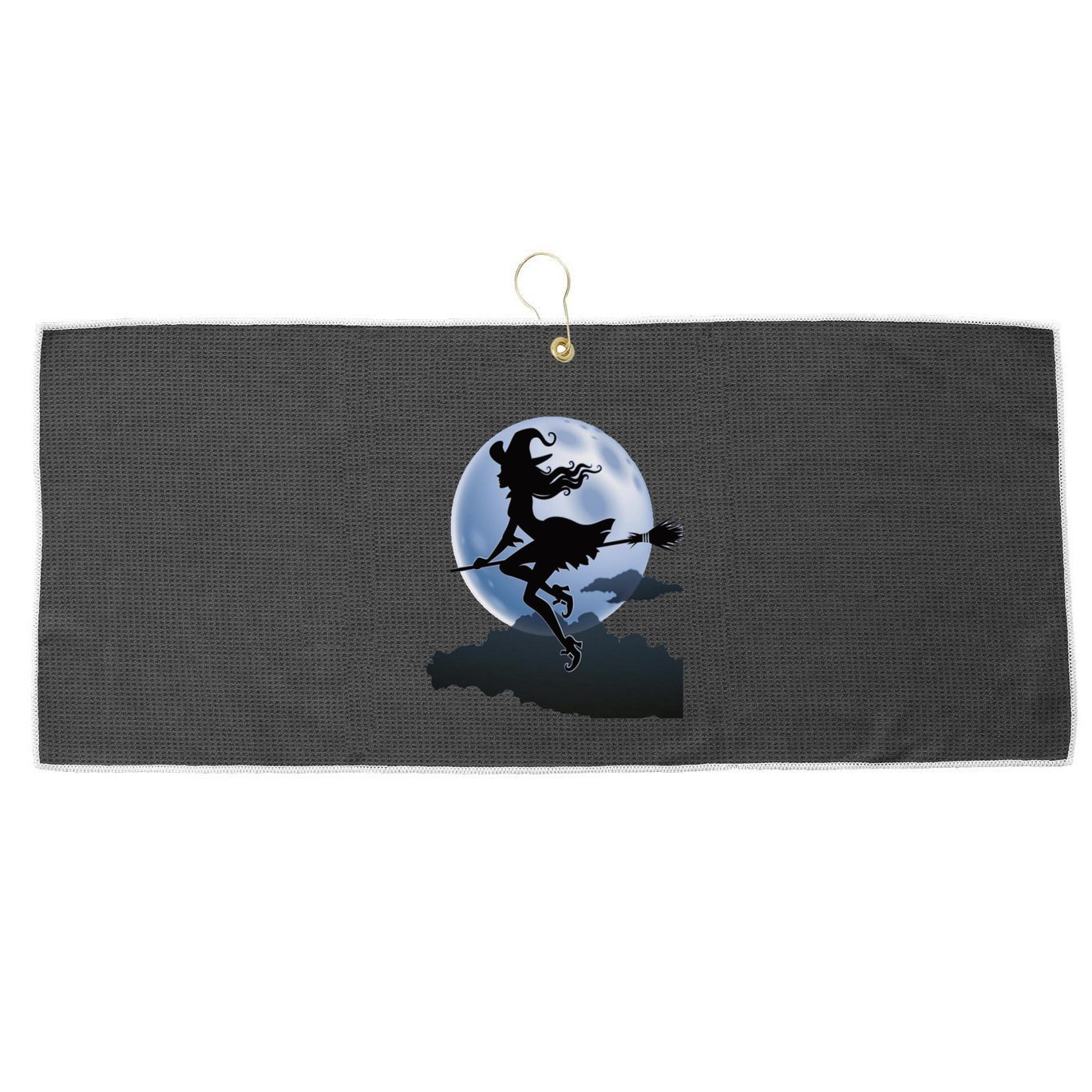 Cute Cottagecore Aesthetic Witch Moon Star Witchy Vintage Gift Large Microfiber Waffle Golf Towel