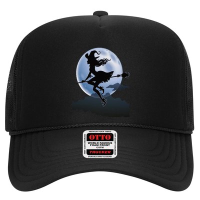 Cute Cottagecore Aesthetic Witch Moon Star Witchy Vintage Gift Trucker Hat