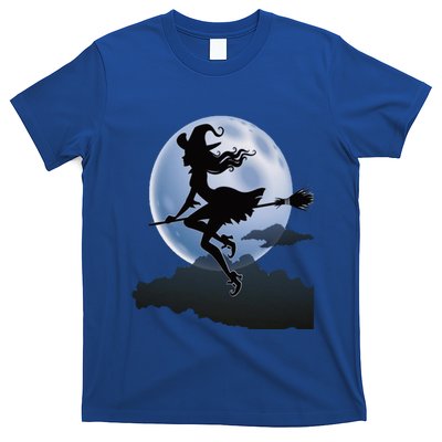 Cute Cottagecore Aesthetic Witch Moon Star Witchy Vintage Gift T-Shirt
