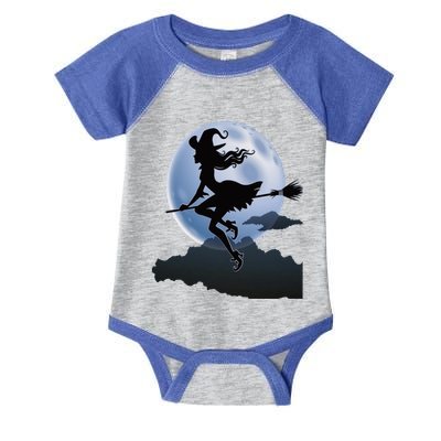 Cute Cottagecore Aesthetic Witch Moon Star Witchy Vintage Gift Infant Baby Jersey Bodysuit