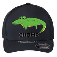 Chomp Cute Alligator Flexfit Unipanel Trucker Cap