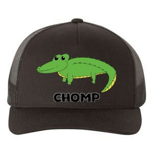 Chomp Cute Alligator Yupoong Adult 5-Panel Trucker Hat