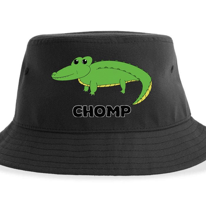 Chomp Cute Alligator Sustainable Bucket Hat