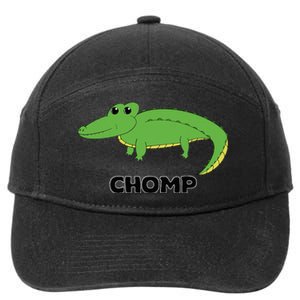 Chomp Cute Alligator 7-Panel Snapback Hat