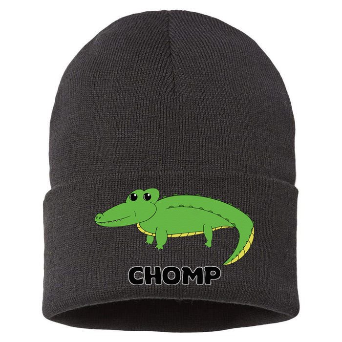 Chomp Cute Alligator Sustainable Knit Beanie