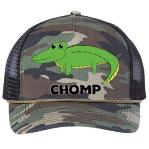 Chomp Cute Alligator Retro Rope Trucker Hat Cap