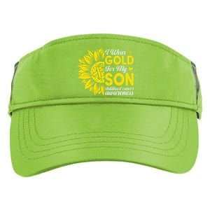 Childhood Cancer Awareness Warrior Gift Adult Drive Performance Visor