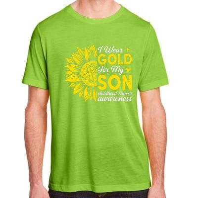 Childhood Cancer Awareness Warrior Gift Adult ChromaSoft Performance T-Shirt