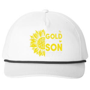 Childhood Cancer Awareness Warrior Gift Snapback Five-Panel Rope Hat