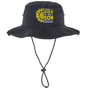 Childhood Cancer Awareness Warrior Gift Legacy Cool Fit Booney Bucket Hat