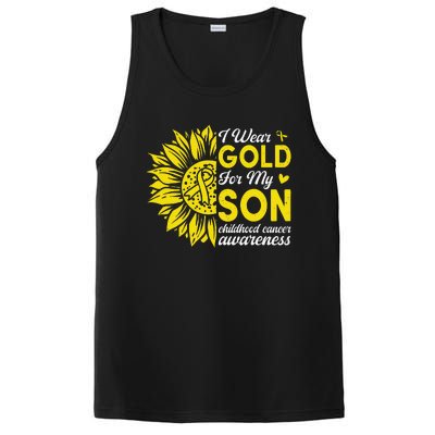 Childhood Cancer Awareness Warrior Gift PosiCharge Competitor Tank