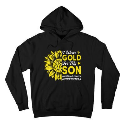 Childhood Cancer Awareness Warrior Gift Tall Hoodie