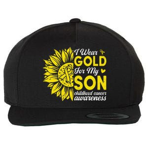 Childhood Cancer Awareness Warrior Gift Wool Snapback Cap