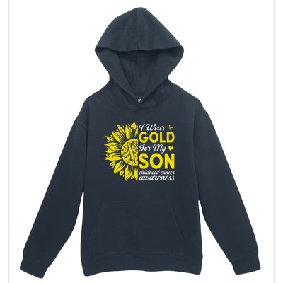 Childhood Cancer Awareness Warrior Gift Urban Pullover Hoodie