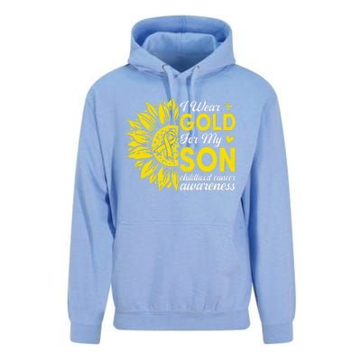 Childhood Cancer Awareness Warrior Gift Unisex Surf Hoodie