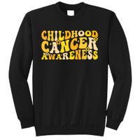 Childhood Cancer Awareness Rainbow Awareness Ribbon Sweatshirt