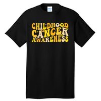 Childhood Cancer Awareness Rainbow Awareness Ribbon Tall T-Shirt