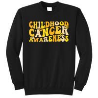 Childhood Cancer Awareness Rainbow Awareness Ribbon Tall Sweatshirt