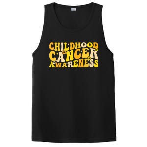 Childhood Cancer Awareness Rainbow Awareness Ribbon PosiCharge Competitor Tank