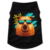 Capybara Cute And Funny Capybara Cool Sunglasses Doggie Tank