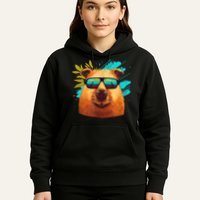 Capybara Cute And Funny Capybara Cool Sunglasses Hoodie