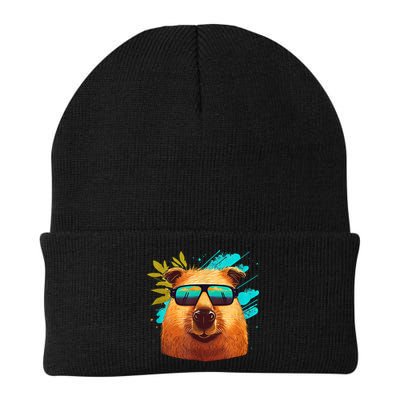 Capybara Cute And Funny Capybara Cool Sunglasses Beanie
