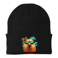 Capybara Cute And Funny Capybara Cool Sunglasses Beanie