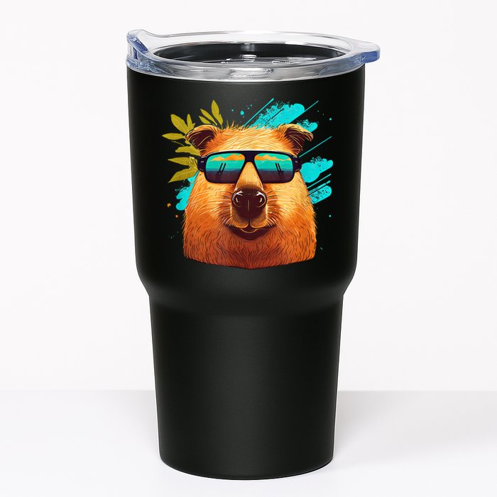 Capybara Cute And Funny Capybara Cool Sunglasses Tumbler